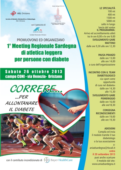 1° meeting Regionale Sardegna di atletica leggera 2013